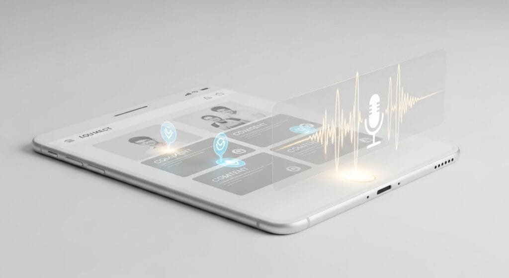 Human creativity combined with AI-generated visuals for stunning website design in 2025.
