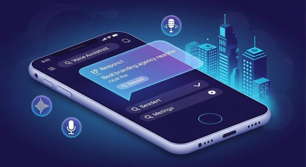 Voice search branding 2025 example