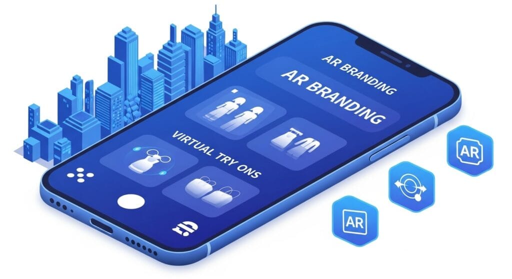 AR branding 2025 example