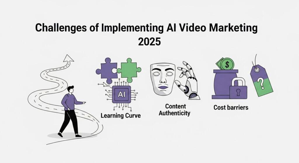 Challenges of AI Video Marketing 2025